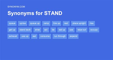 synonyms for stand